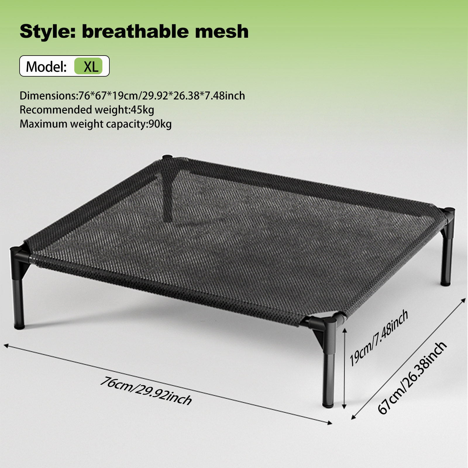 The Bi material Pet Bed Is Of Your Choice,The Detachable Design Of The Oxford Cloth And Breathable Mesh Pet Bed Combines The Characteristics Of Bre... Wb Xl - Shop at LoveMi