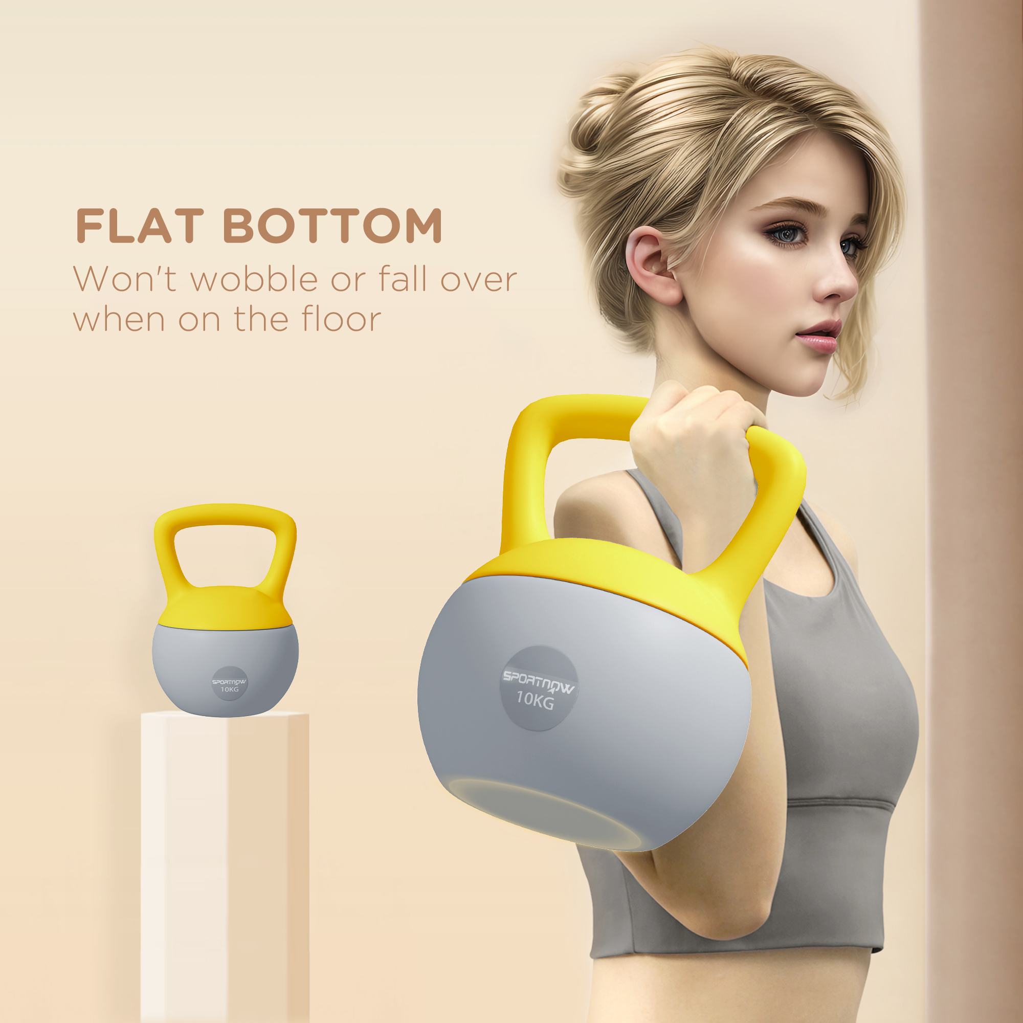 10kg Soft Kettlebell With Anti Slip Handle, Suitable For Home Gym — image 7