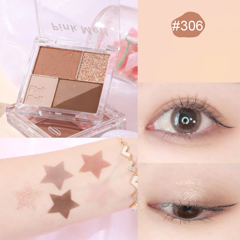 Fingertip Magic Eyeshadow Newbie Low Saturation Milk Tea Earth Color Pearl Matte Dirty Milk Tea - Shop at LoveMi