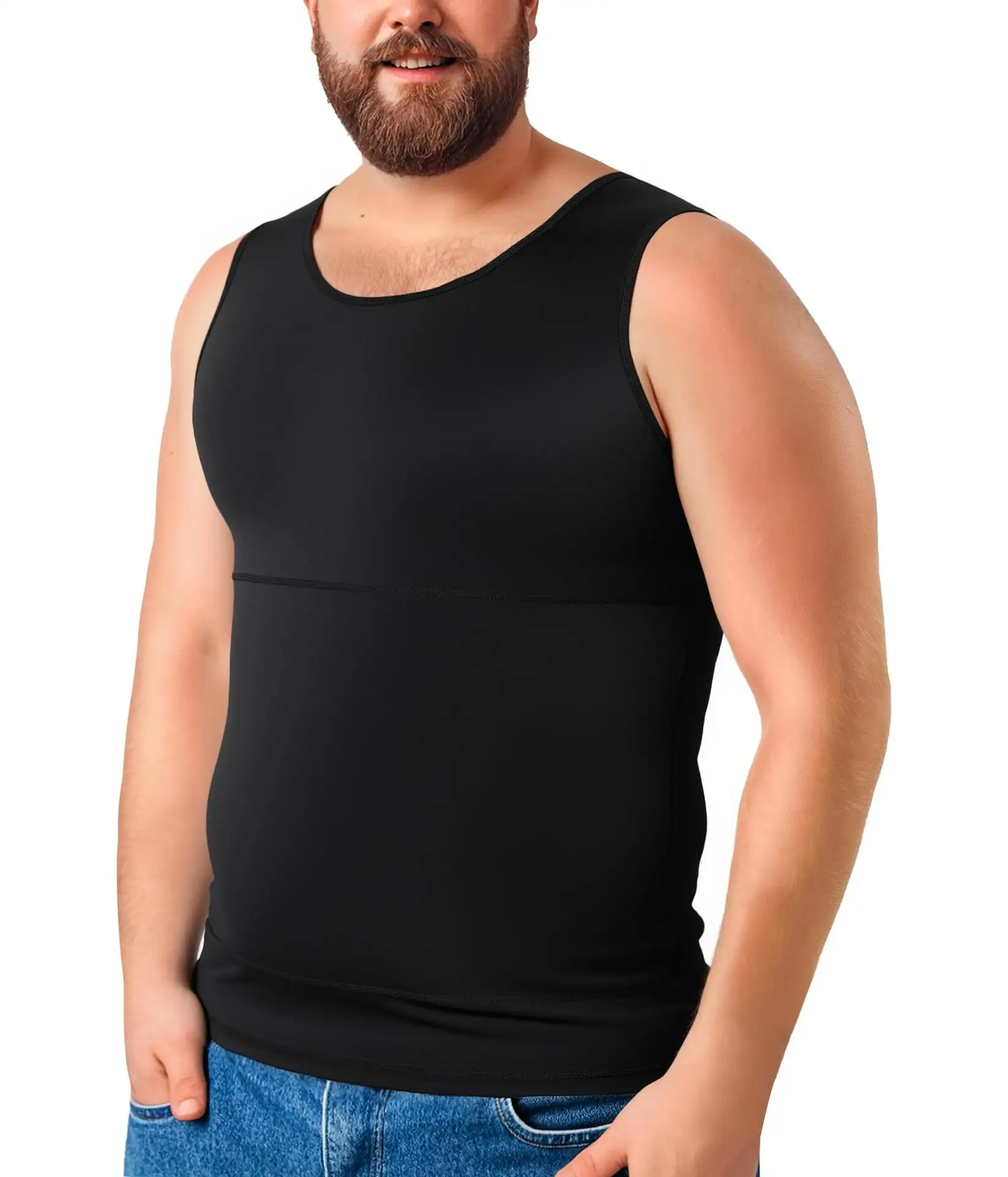 Men's Waist Slimming Sleeveless Trainer Top