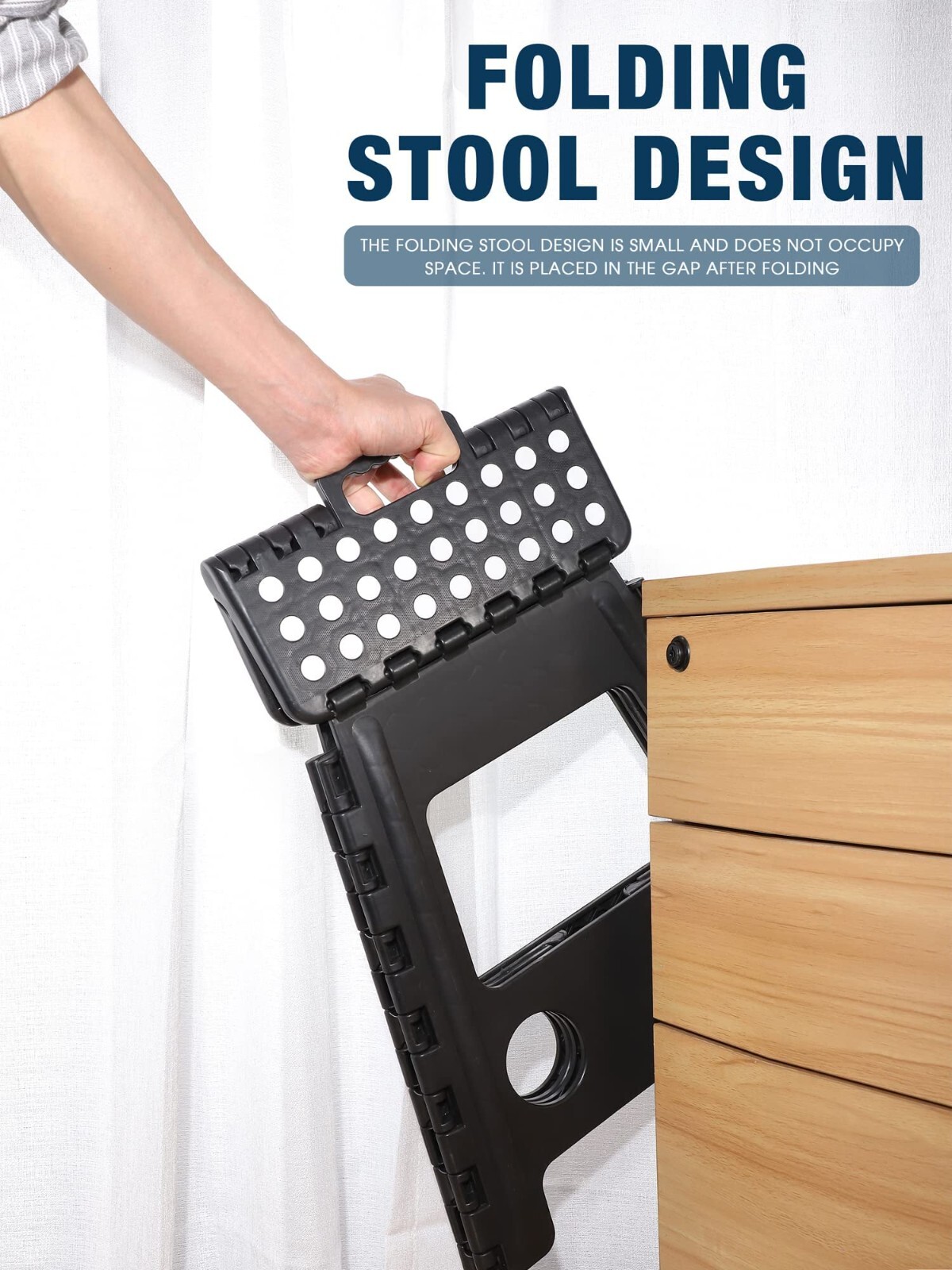 Large 150KG Folding Step Stool Multi Purpose Heavy Duty Home Kitchen Foldable 4