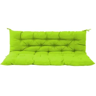 Outdoor Swing Cushions 60Inch,Waterproof 4in  Thick Porch Swing Cushion Replacement With Backrest And Ties,Comfortable 2-3 Seat Pation Swing Pad For Backyard,Garden,Lawn,Outdoor Fu