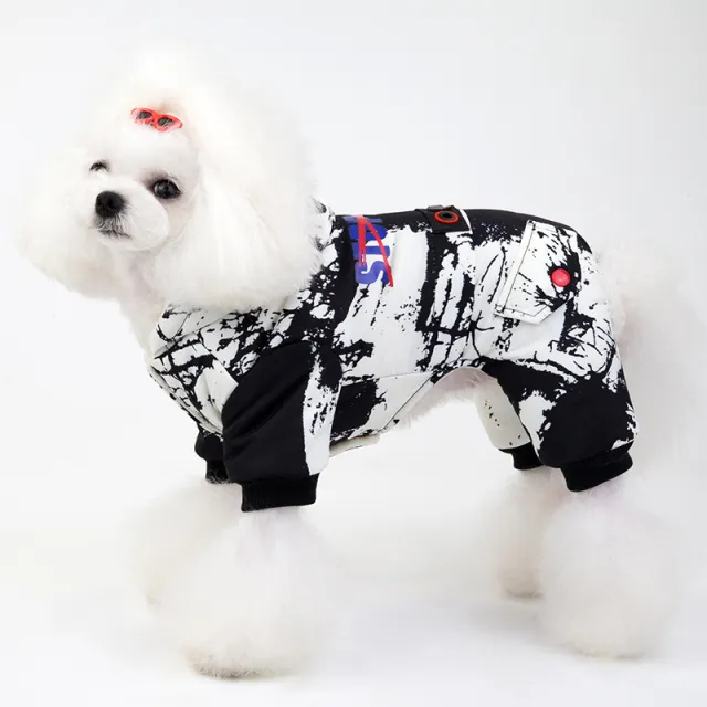 Dog Clothing Pet Clothes Autumn And Winter New Style Black - Shop at LoveMi