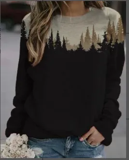 Round neck long sleeve pullover sweater Khaki - Shop at LoveMi