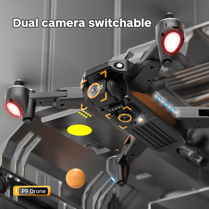 High Definition Aerial Shot of Quadcopter with 8K Electric