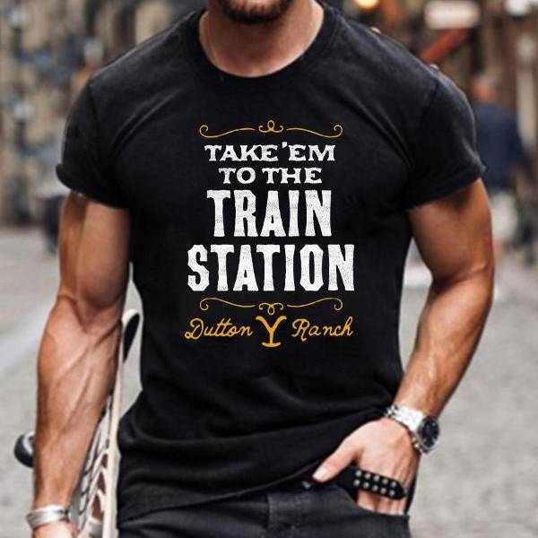 Men's Round Neck Straight Black Pullover