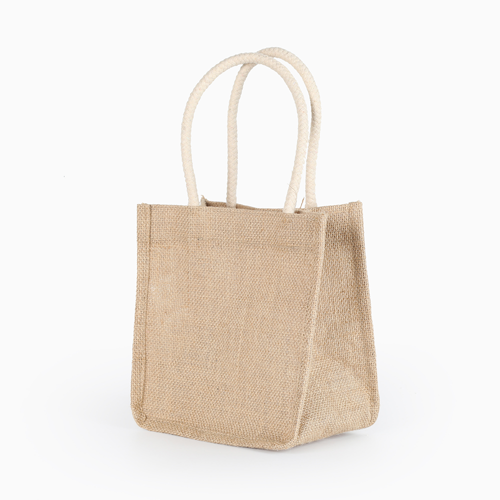 Title 5, Jute bag shopping fine linen cotton bag