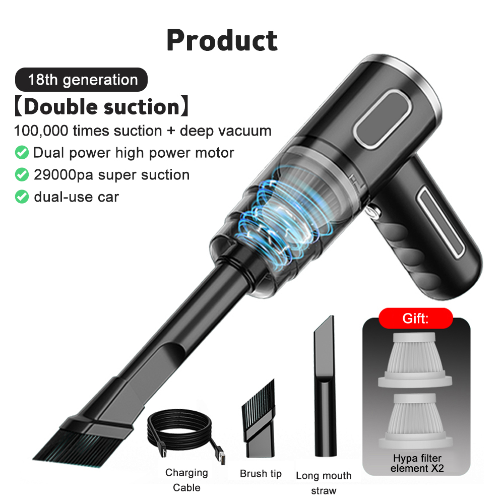 Home Handheld Portable Car Vacuum Cleaner thumbnail 10