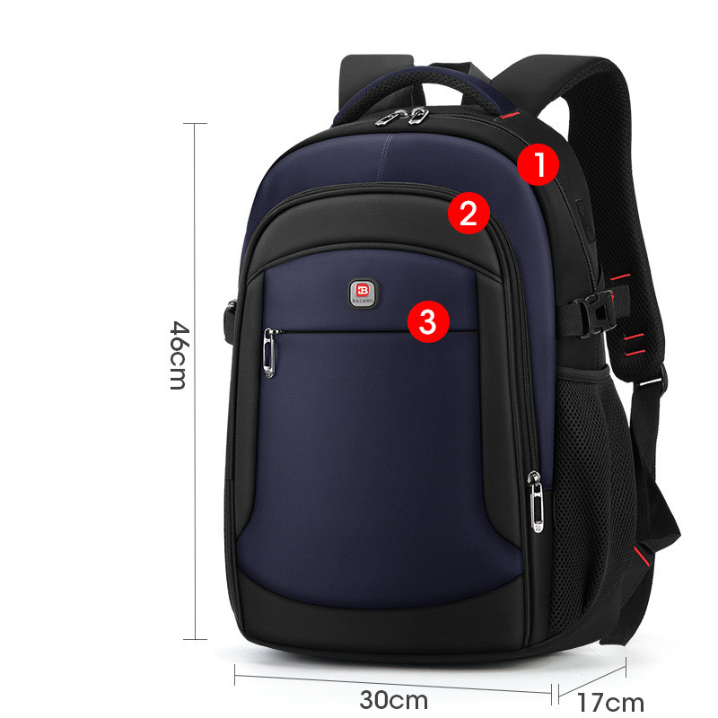 Casual Men's Laptop Bag Fashion Student School Bag - Image 9