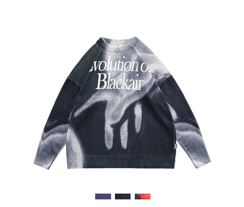 Title 2, Pull ample pour homme avec impression tie-dye N...