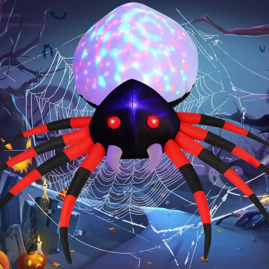 5 FT Halloween Inflatable Spider, Blow Up
