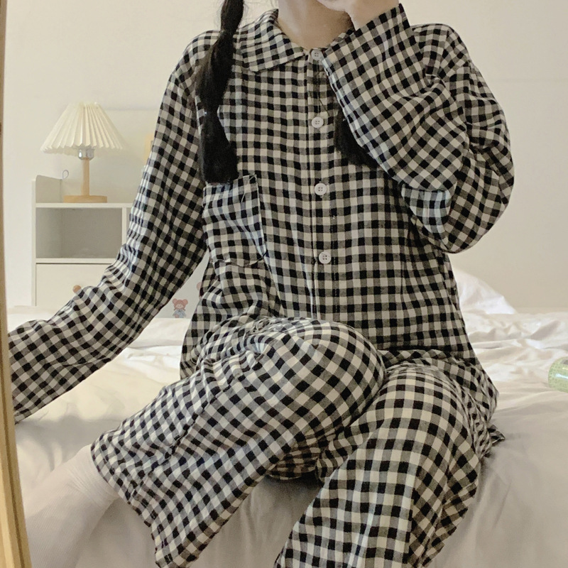 Title 8, Spring and Autumn Long-sleeved Pajamas for Wome...