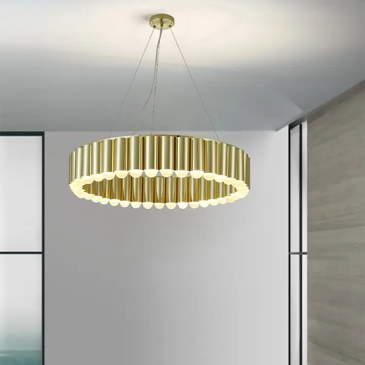 Nordic Chandelier Simple Modern Living Room Lamp Duplex Villa