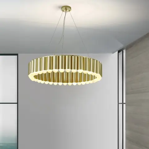 Nordic Chandelier Simple Modern Living Room Lamp Duplex Villa