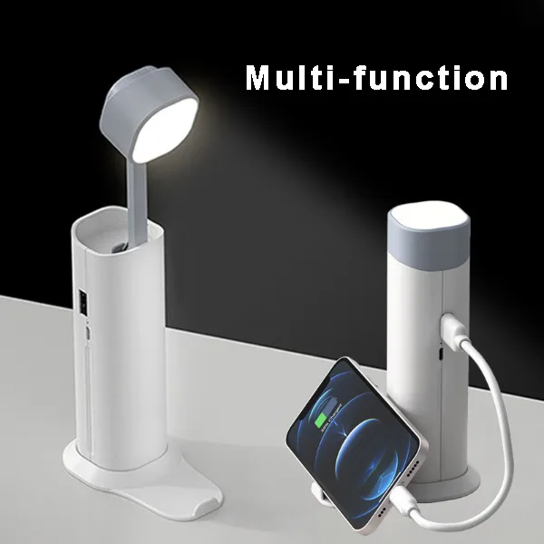 Multi-function Desk Lamp Outdoor Flashlight Portable Rechargeable for Home