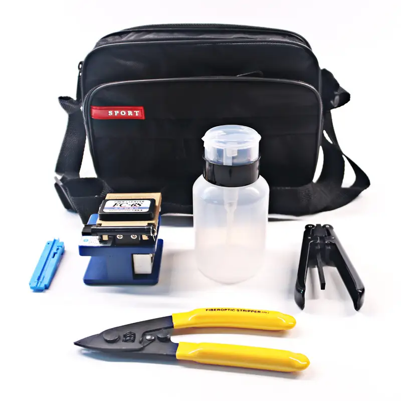 FTTH Optical Fiber Cold Splicing Tool Set SC Cold Splicing Optical Fiber Tool