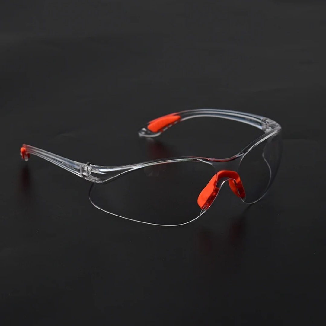 PC Material Anti Impact Wind Dust Proof Goggles Safety Riding Clear Glasses Lab — image 2