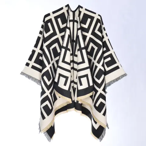 Women's Travel Photo Split Scarf