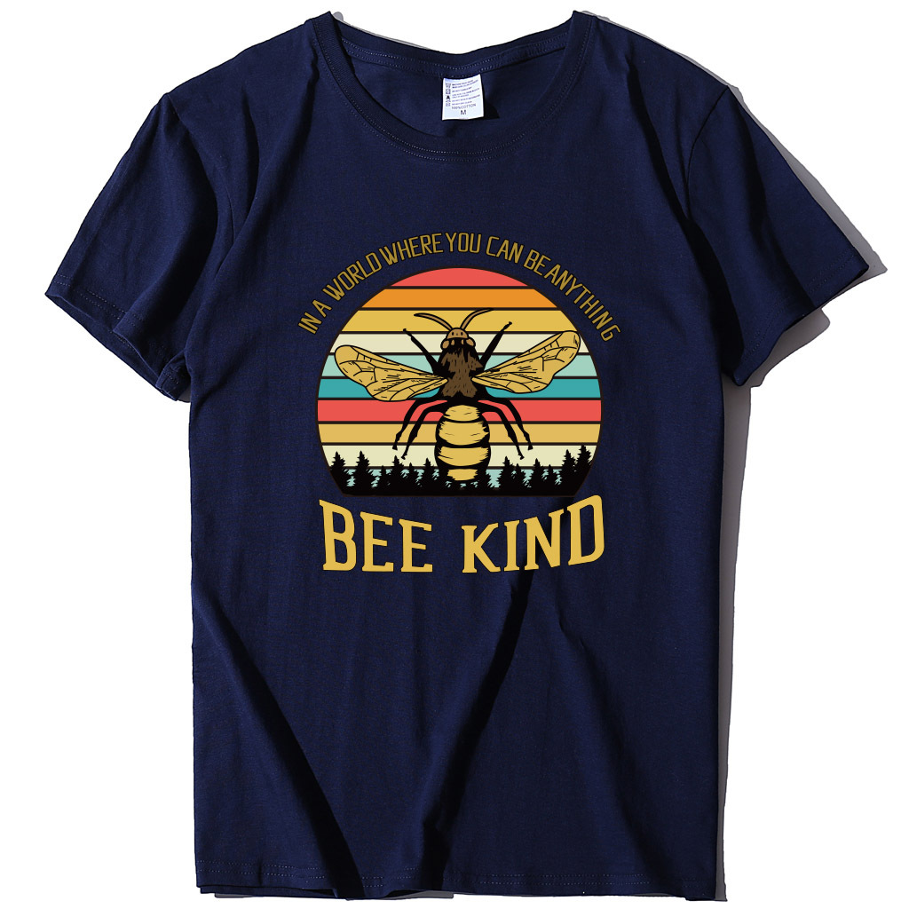 Title 5, T-shirt imprimé abeille pour femmes, ample et p...