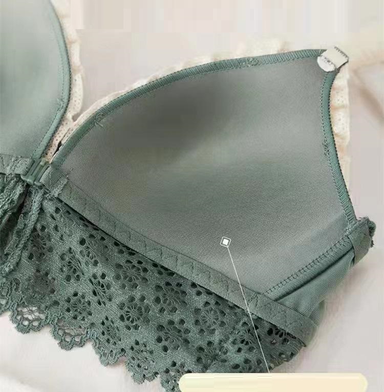 Title 3, Reggiseno senza fili con bottone frontale, picc...