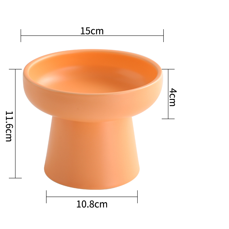 Large 15CM Matte Orange