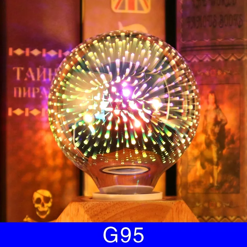 3D Fireworks Decorative Light Bulb Christmas Lights Christmas Home Decorations – image 4