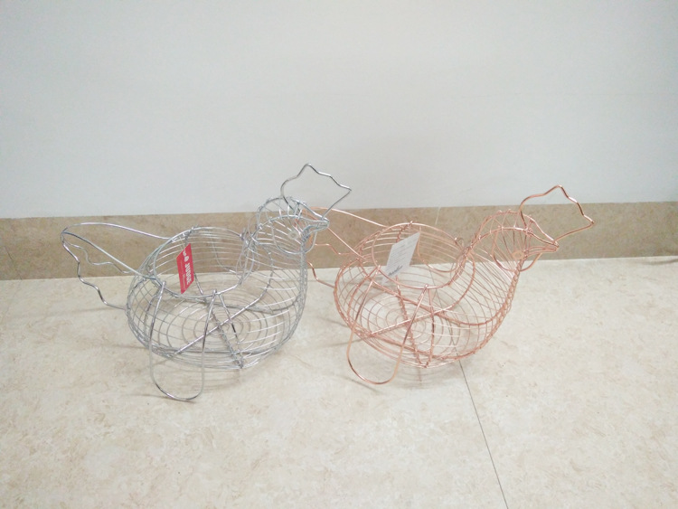 Title 11, New Storage Basket Hen Ornament Wire