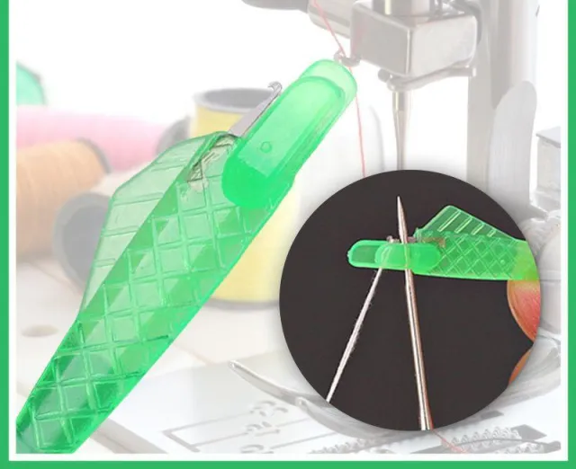 Sewing Machine Quick Threader Small Fish Needle Threader Green - Shop at LoveMi