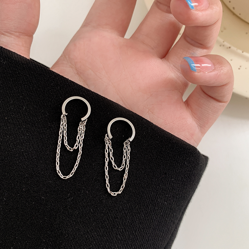 Retro Hong Kong Style Ear Bone Clip High-end Niche Fashion