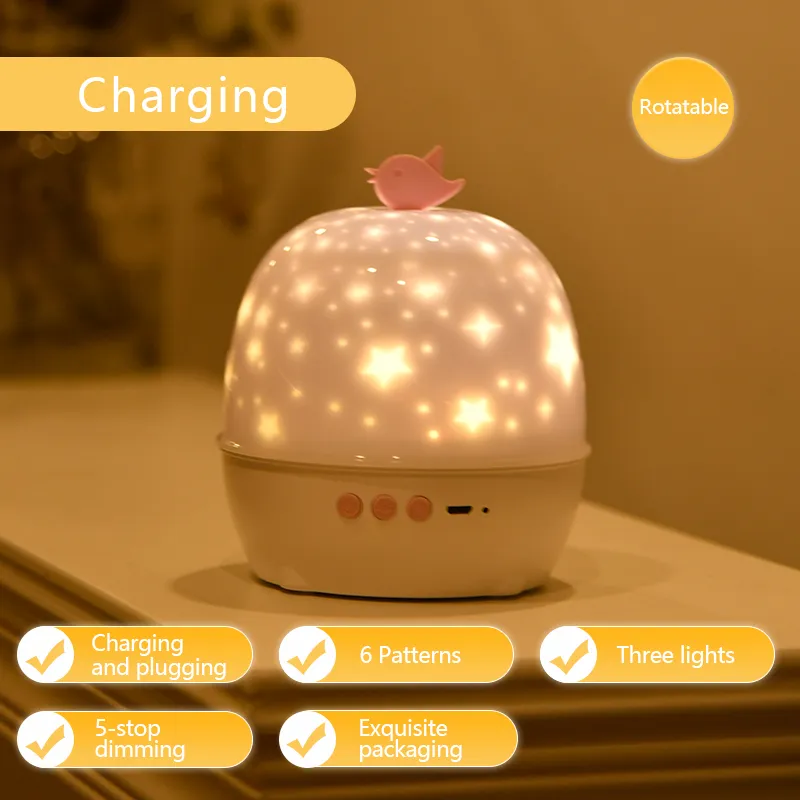 Projection Lamp 6 Kinds Of Projection Patterns Bluetooth Sound Lamp LED Night Lamp Indoor Atmosphere Lamp Birthday Gift – image 6