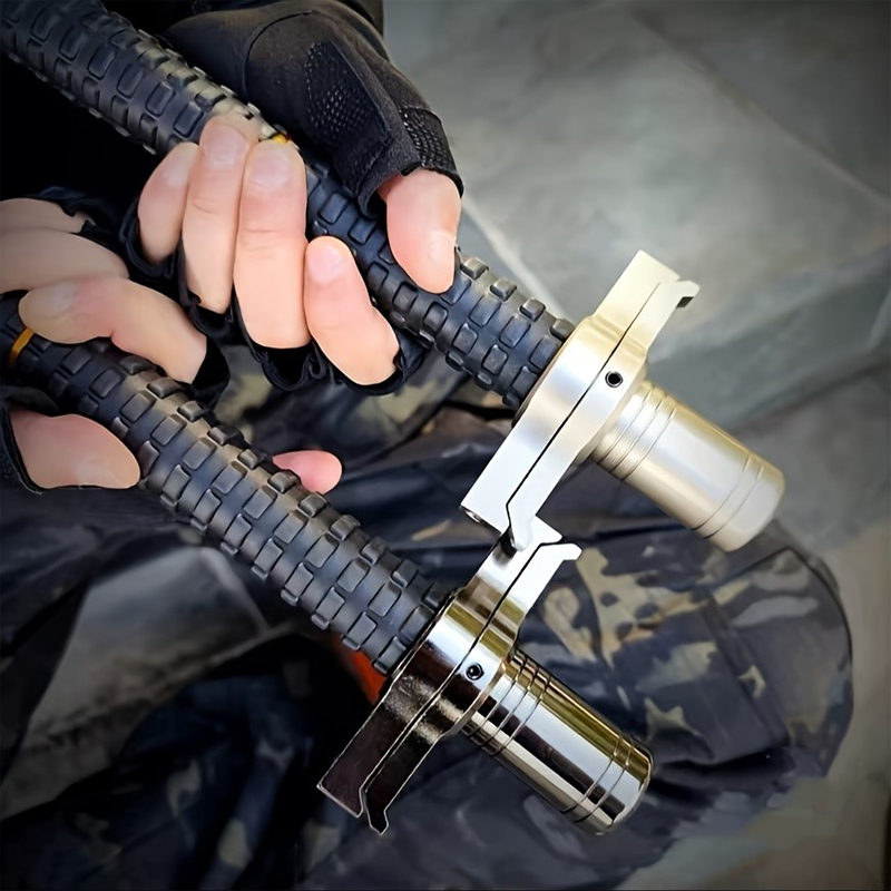 26 Inch Multifunctional Hiking Pole, Level 3, Extendable, Portable,car Mounted, Impact Resistant, Used For Hiking, Camping