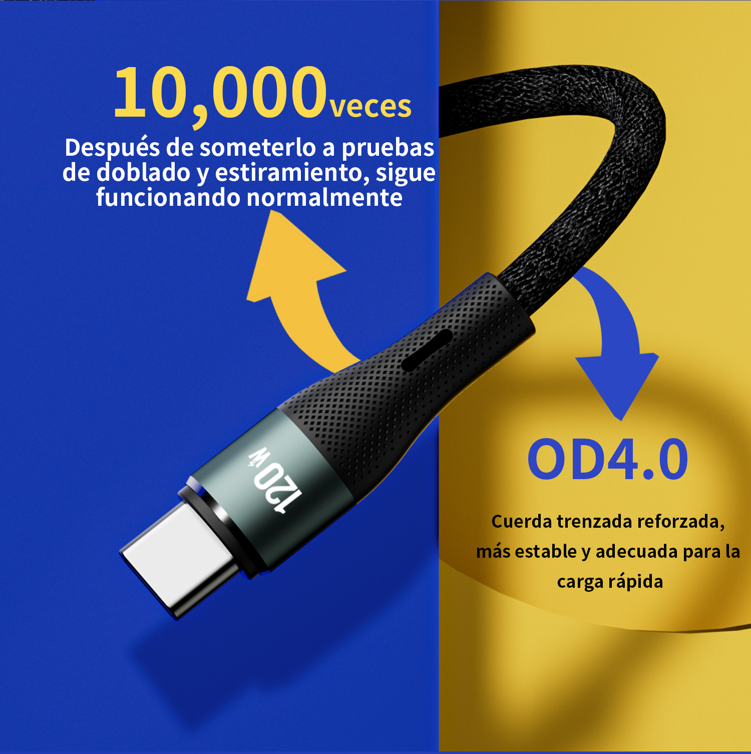 L205 USB-C Cable 3A 1M Black USB 3.0 UWINN