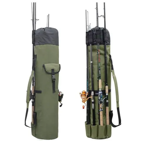 Cylinder Outdoor Fishing Bag Multifunctional Rod Bag Sea Rod