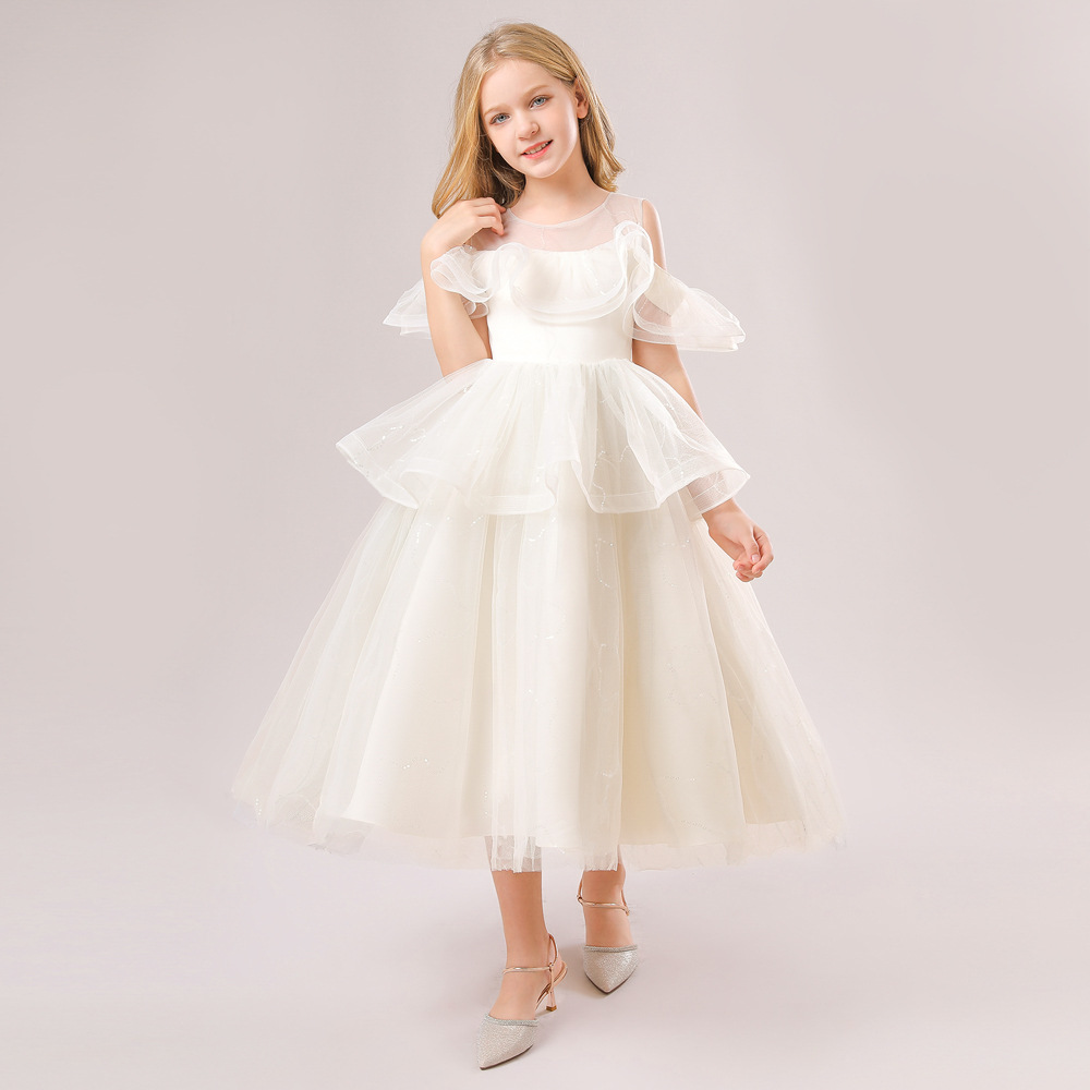 Children’s Princess Dress Tulle Tutu Performance Dress