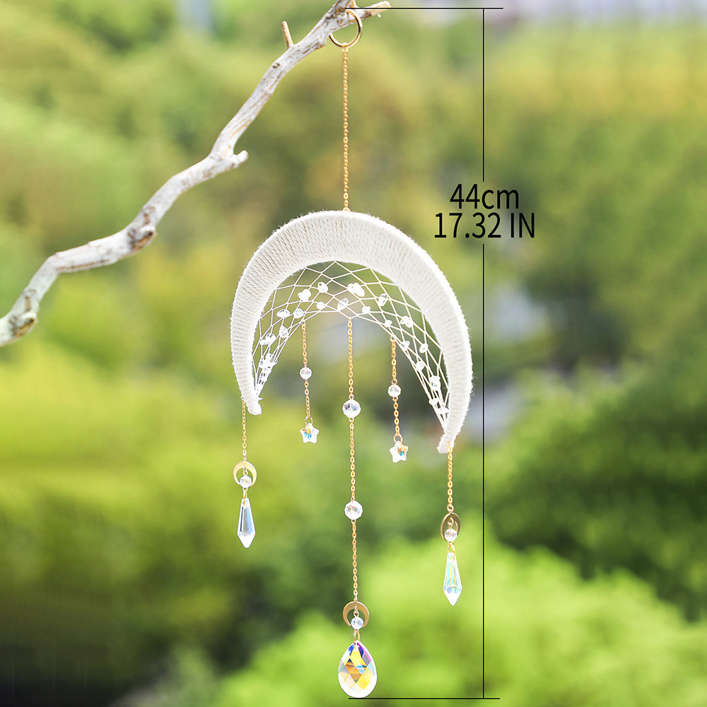 Title 5, Home Fashion Crescent Crystal Pendant Pendant