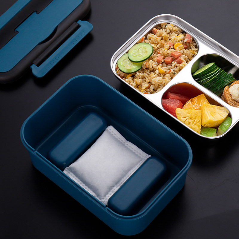 304 Stainless Steel Insulated Lunch Box Compartmentalized Portable