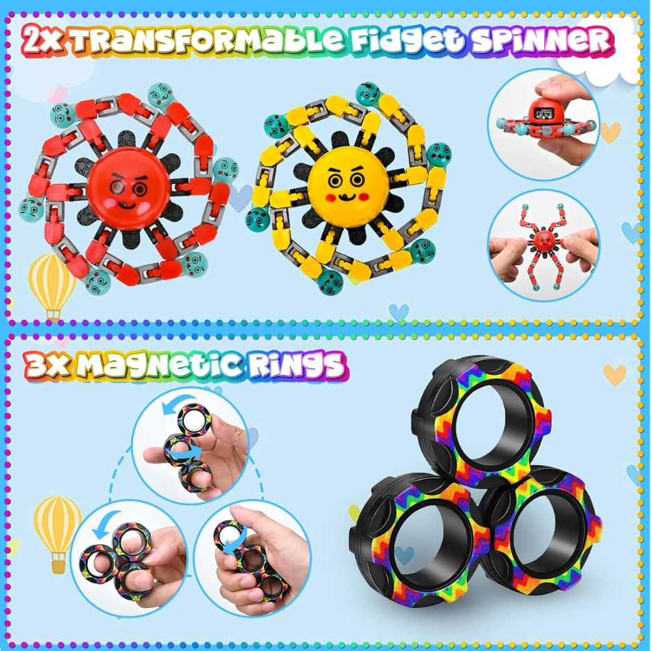 15Pack Fidget Toys Bulk For Adult Kids , Classroom Must Have Back To School Gifts For Students Treasure Prize Box 3