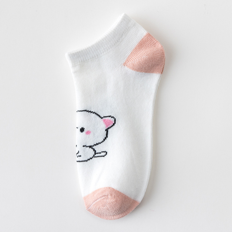 Women's Invisible Boat Socks, Breathable Mesh, Versatile Short Tube, Japanese Style, For Students & Women, New Thin Style For Summer