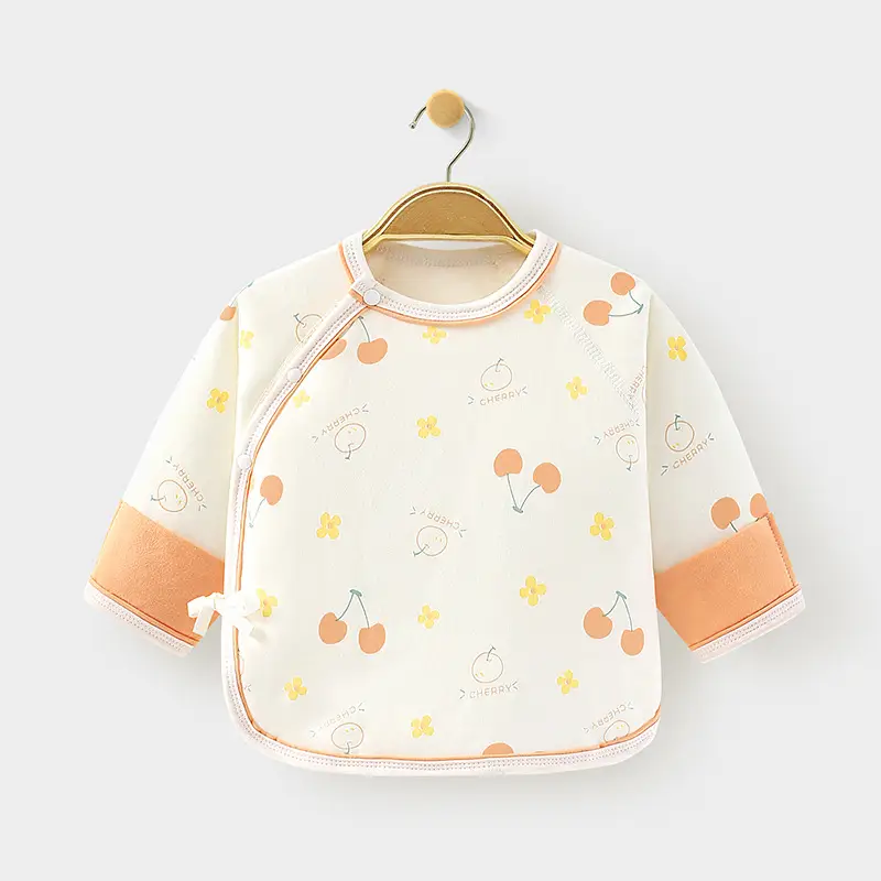 Newborn Baby Autumn And Winter Baby Clip Cotton Birth Half Back Clothes