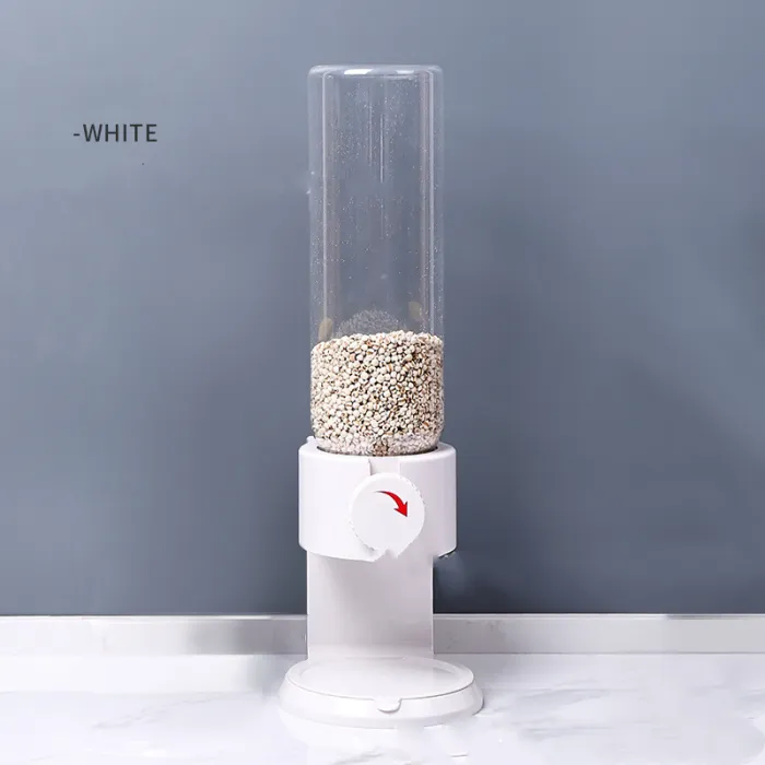 Airtight Grain and Cereal Dispenser, 2.1 L Sealed Kitchen Storage Container with Pour Spout - detail photo 1