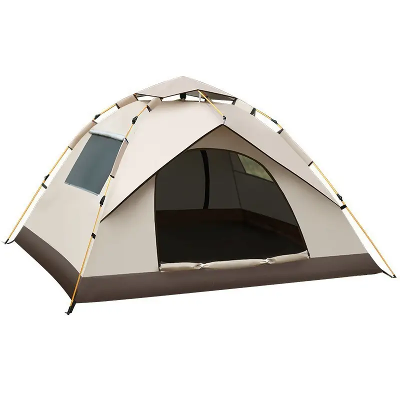 Full Set Of Outdoor Foldable Portable Camping Tent Gear For Overnight Camping And Picnics, Sun Shelter With One-touch Setup