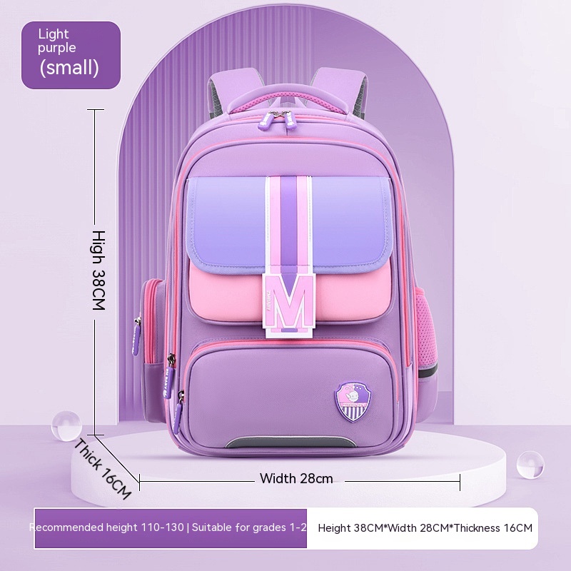 Baby Burden Relief Spine Protection Primary School Student Schoolbag Large Capacity Lightweight Children Backpack — foto 9