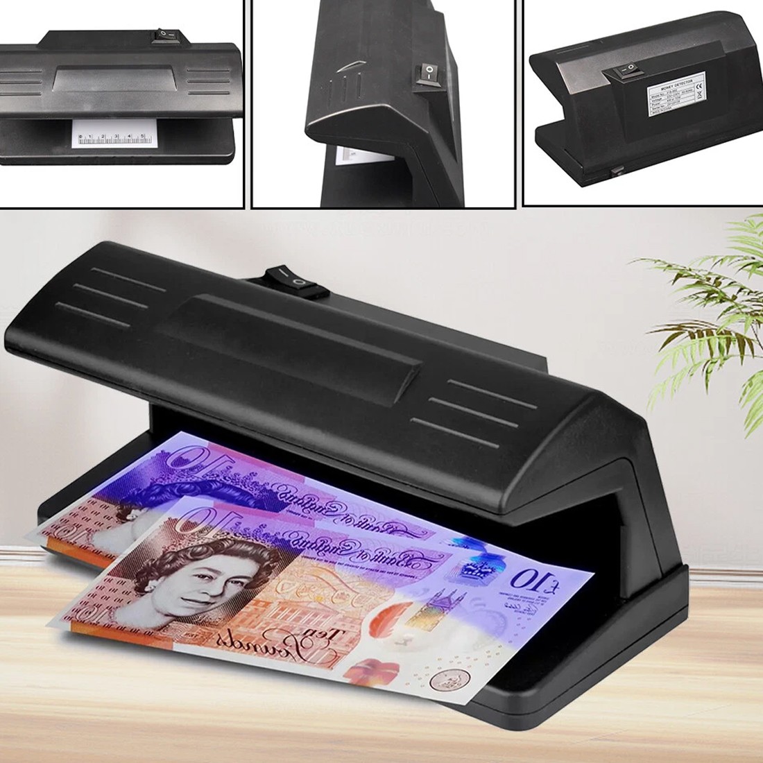 Counterfeit Uv Fake Black Light Money Note Detector Bank Checker Forged Tester — image 9