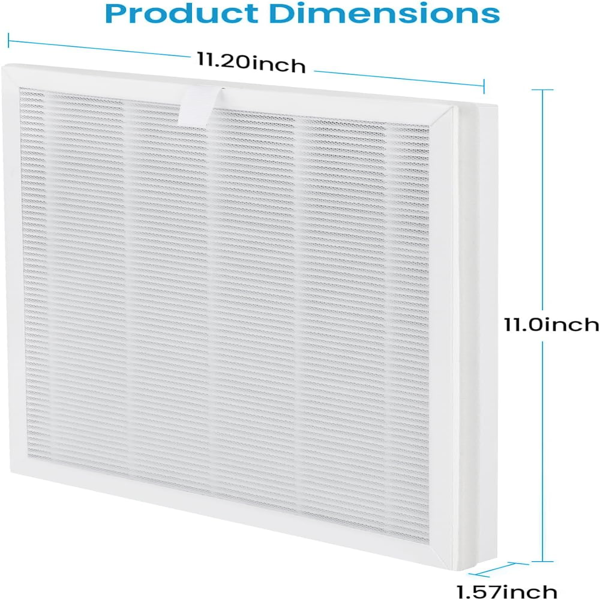 VEWIOR h13 true HEPA filtre de remplacement pour purificateur d'air clearair-a6 – Image 2