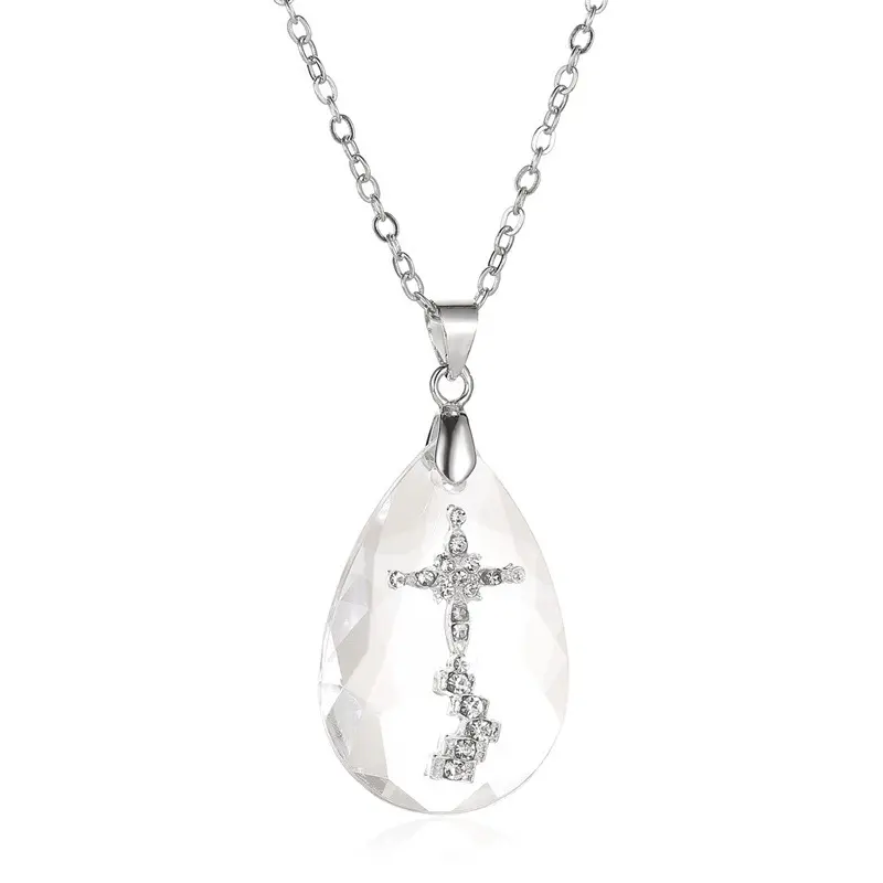 Simple Temperament Wild Drop Pendant Necklace