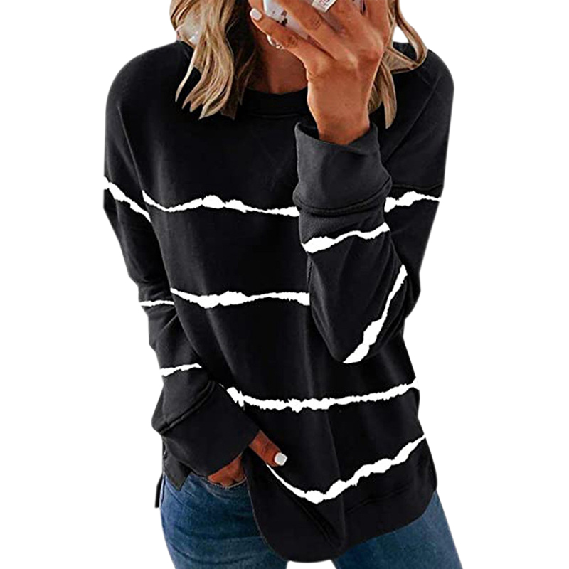 Title 7, Ladies Printed Long Sleeve Sweatshirt