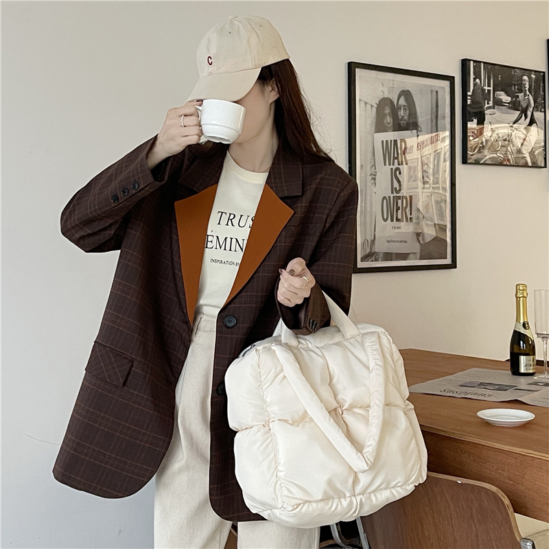 Handheld Niche Linggetote Bag Soft Down