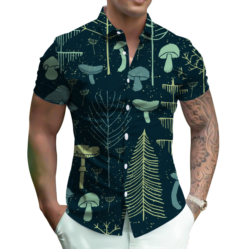 Title 6, Camisa Digital Oversized Masculina Verão Confor...