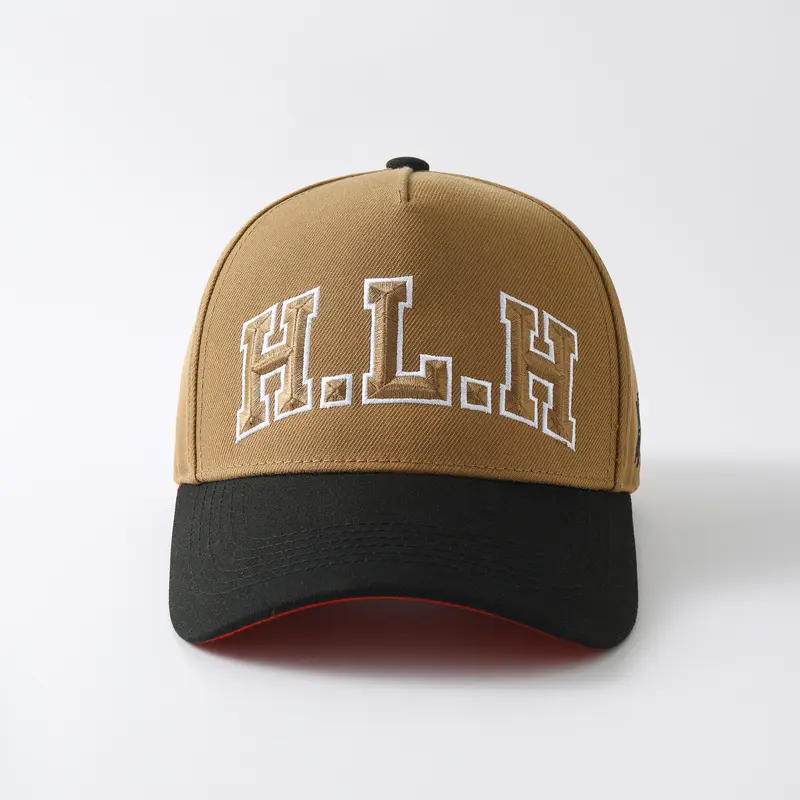 Color Block Heavy-Duty 3D Embroidery Baseball Cap