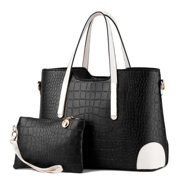 Female Bag Fashion Color Matching Picture Mother Bag Messenger Shoulder Handbag One Drop Delivery Black - Shop at LoveMi